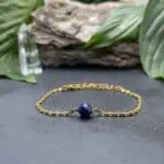 Uniperle lapis-lazuli or