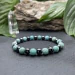 bracelet amazonite hématite