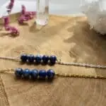 bracelet pentaperle zoom lapis lazuli