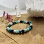 Bracelet Elastic'perles zoom chakra gorge