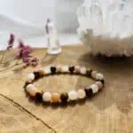 Bracelet Elastic'perles zoom chakra sacre