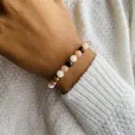 Breacelet Elastic'perles poignet chakra sacre