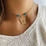 collier or tortue