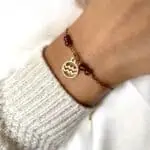 bracelet porté or verseau
