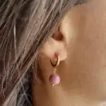 Boucles d'oreilles Rhodochrosite
